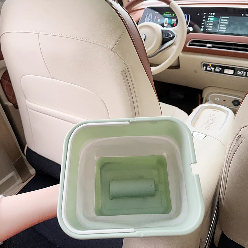 다기능 접이식 방수 자동차 쓰레기통 미니 자동차 쓰레기통 쓰레기통 자동차 액세서리용 쓰레기 정리함