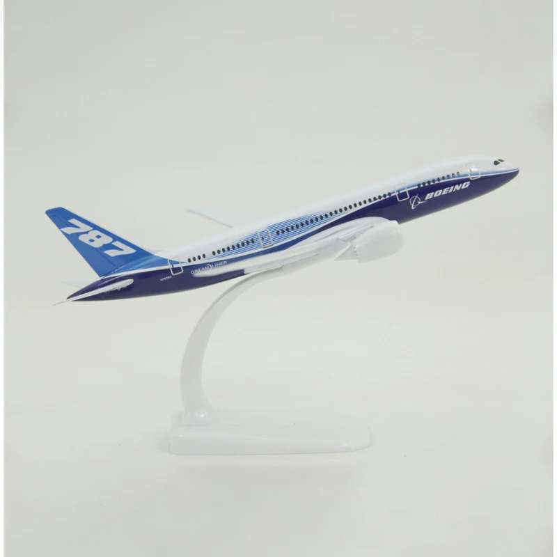 

Diecast 1:300 Aviation B787-8 Scale Alloy & Plastic Passenger Jet Model Toy Gift Collection Simulation Display Decoration