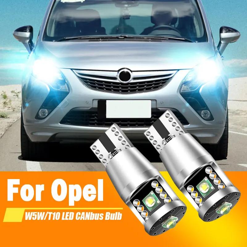 Per Opel Agila Antara Astra F G H Campo Corsa B C D Meriva A Signum Tigra Vectra Zafira Led Luce Di Ingombro W5W T10 W5W Canbus