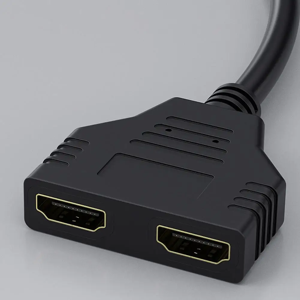 4K HDMI 스플리터 1입력 2출력 2.0 어댑터 케이블 남성용 듀얼 여성용 Y 스플리터 노트북 TV 모니터 Xbox UHD 1080P용