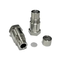 Car Oxygen O2 Sensor Adapter CEL Mini Catalyst O2 Sensor Spacer Adapter M18X1.5 Remove Fault Connector O2 Sensor Spacer Adapter 1