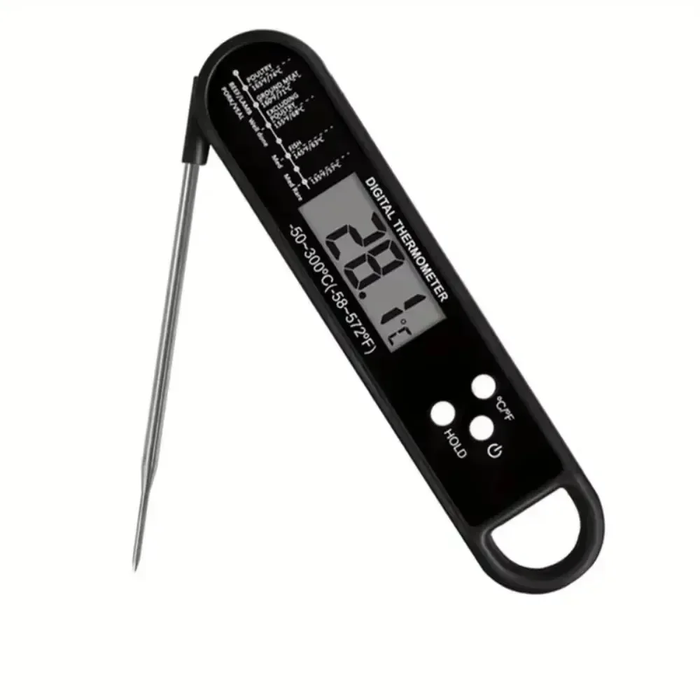 Digital Meat Thermometer Food Instant Thermometer Grill Smoker Thermometer With Backlight For BBQ For Cooking Kitchen