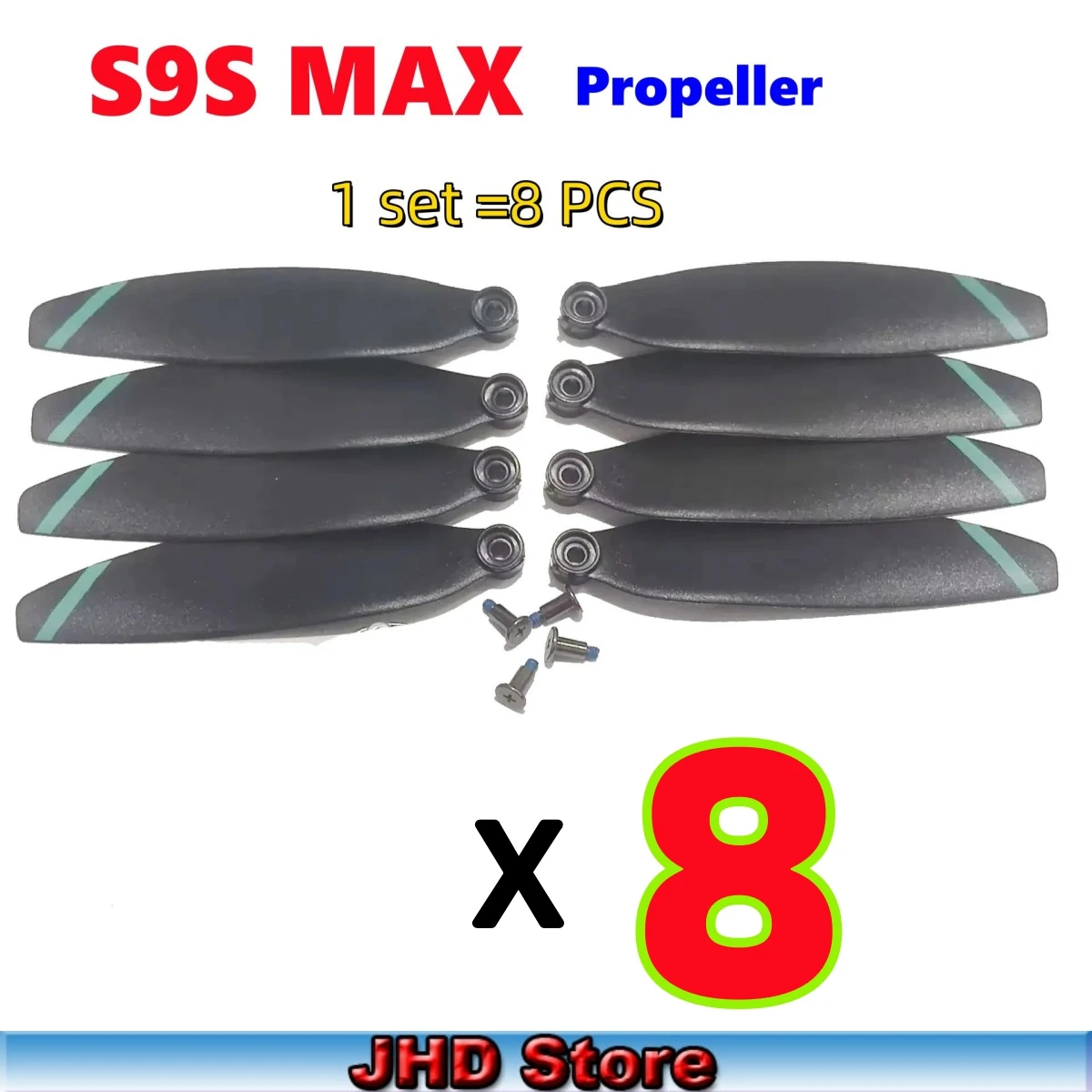 Drone propeller drone propellers drone propeller blades propeller replacement parts JHD Original S9S MAX Propellers LSRC S9S/S9SPro Drone Spare S9S Paddles Accessories Parts Leaf
