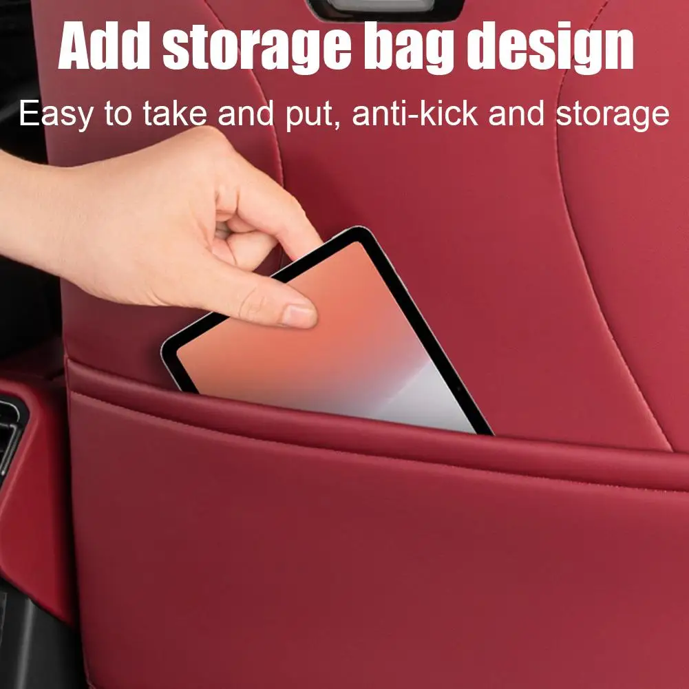 For BMW New 5 Series 530li/525li Car Interior Supplies Rear Seat Kick Mat I5 Child Protection Mat For BMW X5 M5 G60