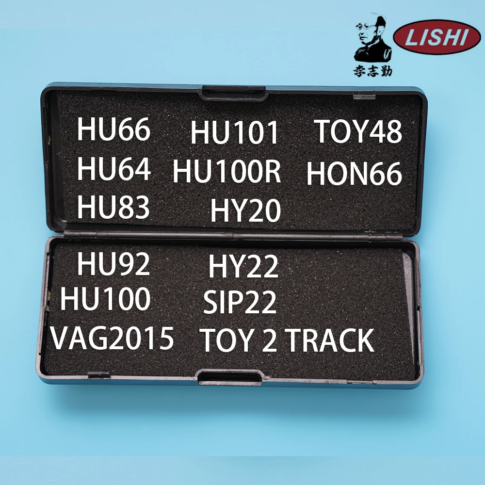 

Lishi tool 2 in 1 HU64 HU66 HU83 HU92 HU100 VAG2015 HU101 HU100R HY20 HY22 SIP22 TOY2Track TOY(2014) TOY48 HON66 for FORD2017