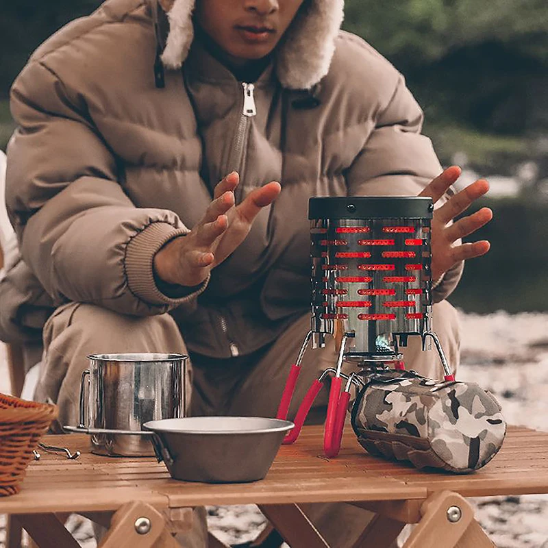 

1 шт., плитка, износостойкая портативная туристическая лампа для обогрева