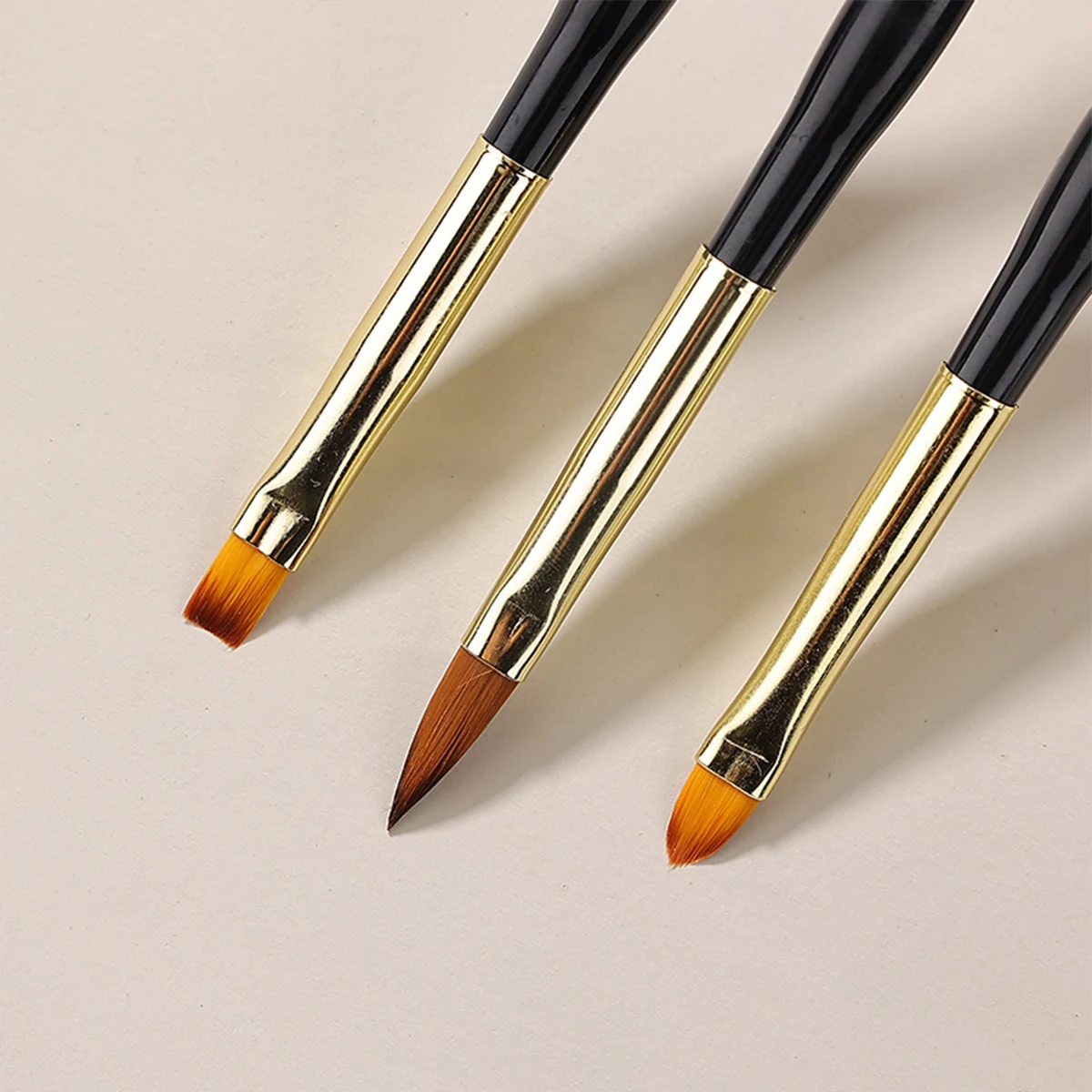 

3Pcs Nail Art Double-ended Color Pen Pulling Line Pen Multi-Functional Dual-Use Hook Edge Stroke Pen Gradient Carving Light Ther