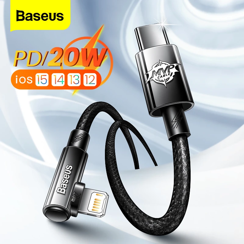 Baseus PD 20W USB Type C Cable For iPhone 14 13 12 11 Pro Max Mini 90