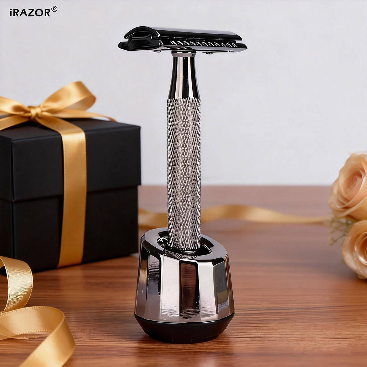 iRAZOR Classic Double Edge Safety Razor Kit for Men-Beard and Hair ...