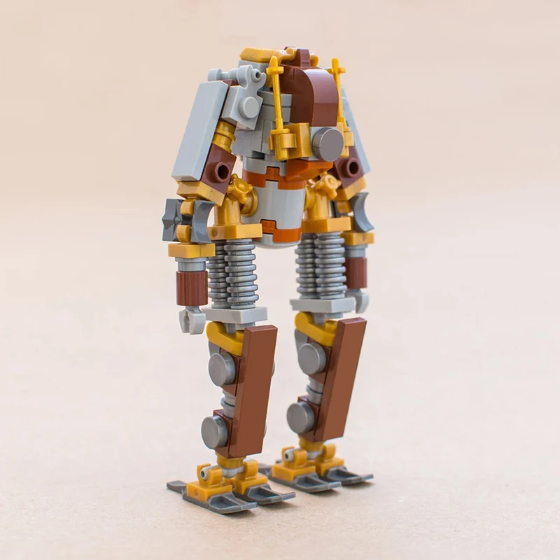 5 in 1 Steampunked Robots Building Block Set Movie Action Figure Bricks Blocks Toy Creative Model Building Children Xmas Gifts