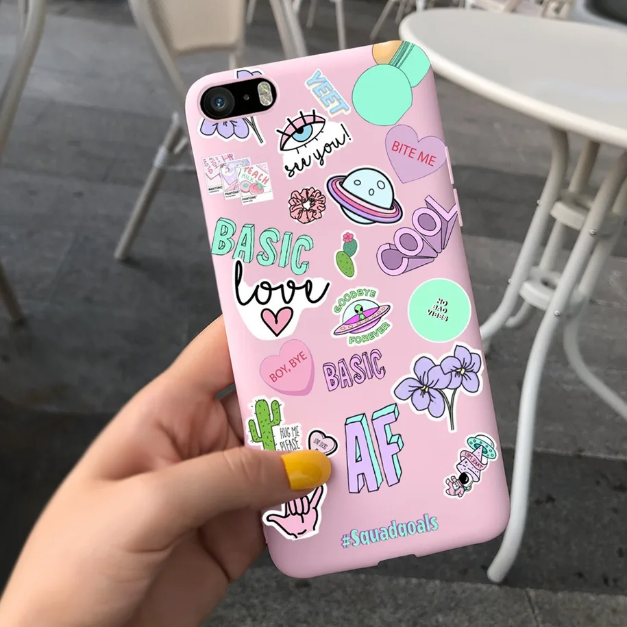 Leopard Cartoon Soft Matte Silicone Bumper Case