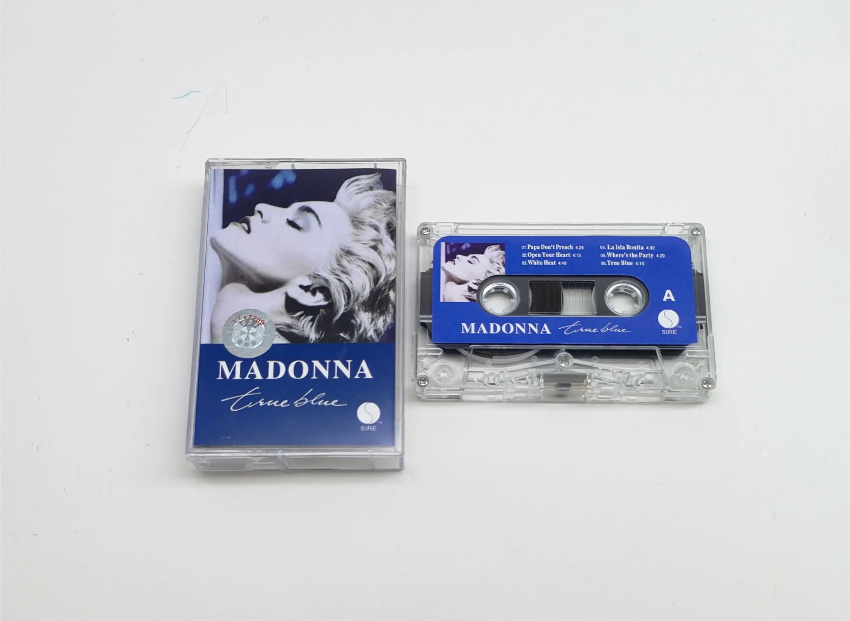 日本全国送料無料商品 特集 New Madonna Ciccone True Blue Magnetic Tape Album Cosplay シャツ/ブラウス(長袖/七分)