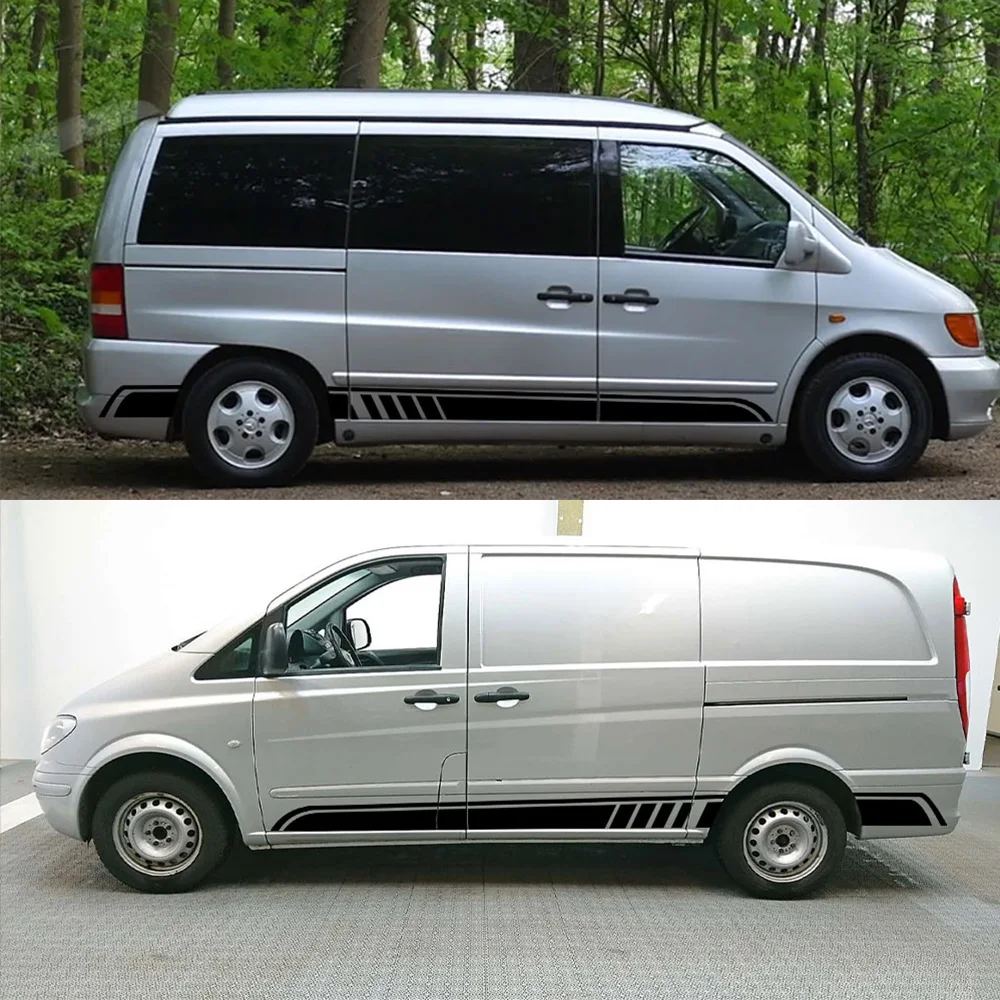 Set of 2 Car Stickers - Camper Van Tuning Vinyl Decals