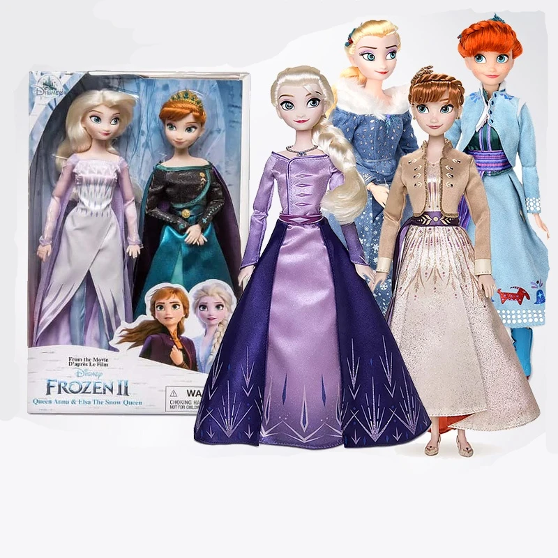 Promoten onbetaald Dan Disney Store Frozen Princess Elsa Anna Classic | Original Frozen Disney  Doll - Dolls - Aliexpress