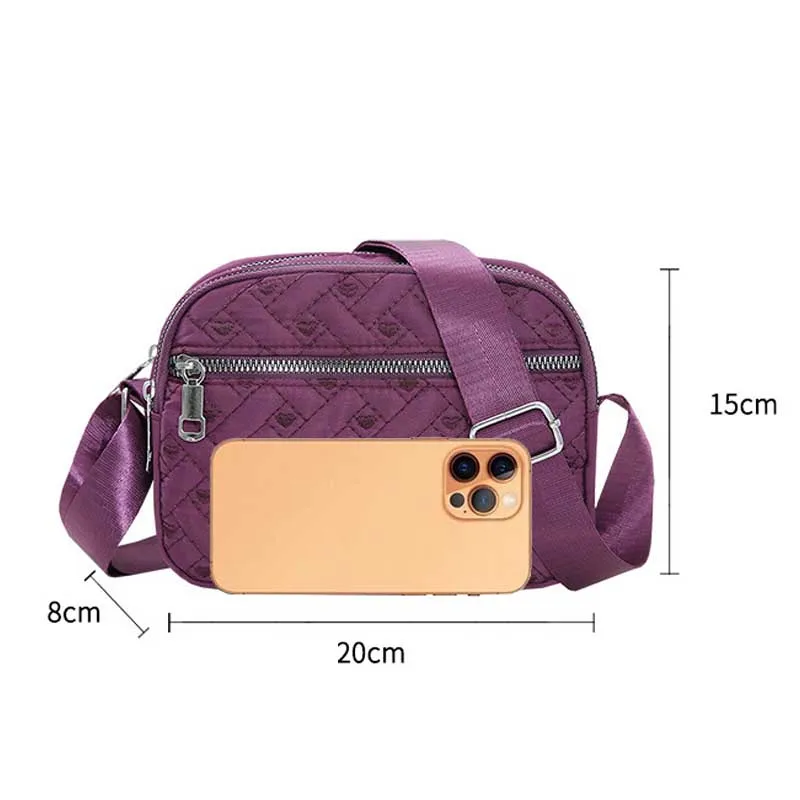 Casual Women Cross Body Small Messenger Bag Handbag Shoulder Over Bags Fashion Women's Lightweight Underarm Bag bolso mujer