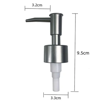 ท่อหัวปั๊มสบู่เหลวแบบมีฝาปิดขวดหลอดหยดมาตรฐานขนาด28เกลียวท่อหัวปั๊มโลชั่นสบู่เหลวแบบทำมือ 11