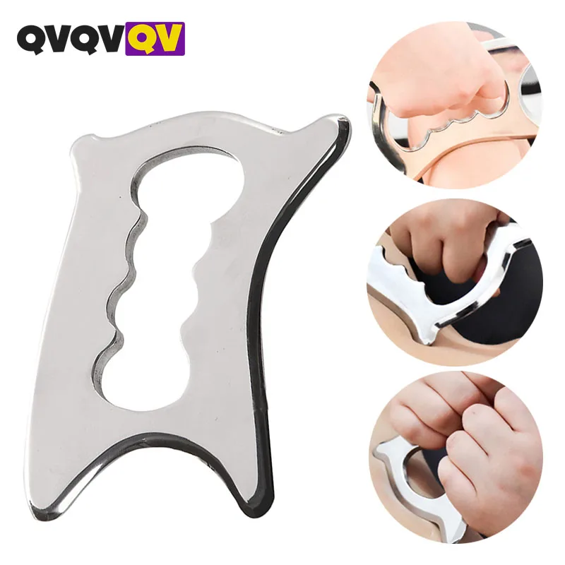 

1Pcs Sport Stainless Steel Gua Sha Tools-Massage Scraping Tool for Soft Tissue Mobilization,Physical Therapy for Back,Legs,Arms