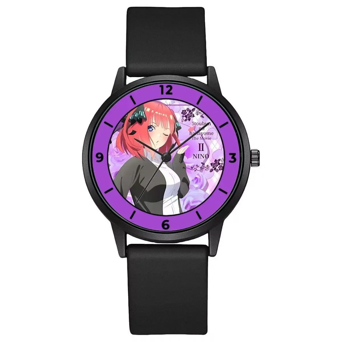 Die Quintessenz Quintuplets Anime Periphere Uhr Nakano Ichika Nino Miku Mode Zeigeruhr Kreative Weihnachtsgeschenke – Detail 3