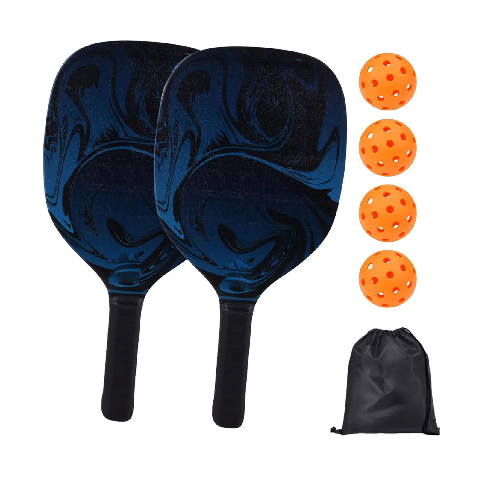 Pickleball Racket Kit Wood Outdoor And Indoor Use for Beginners Accessories