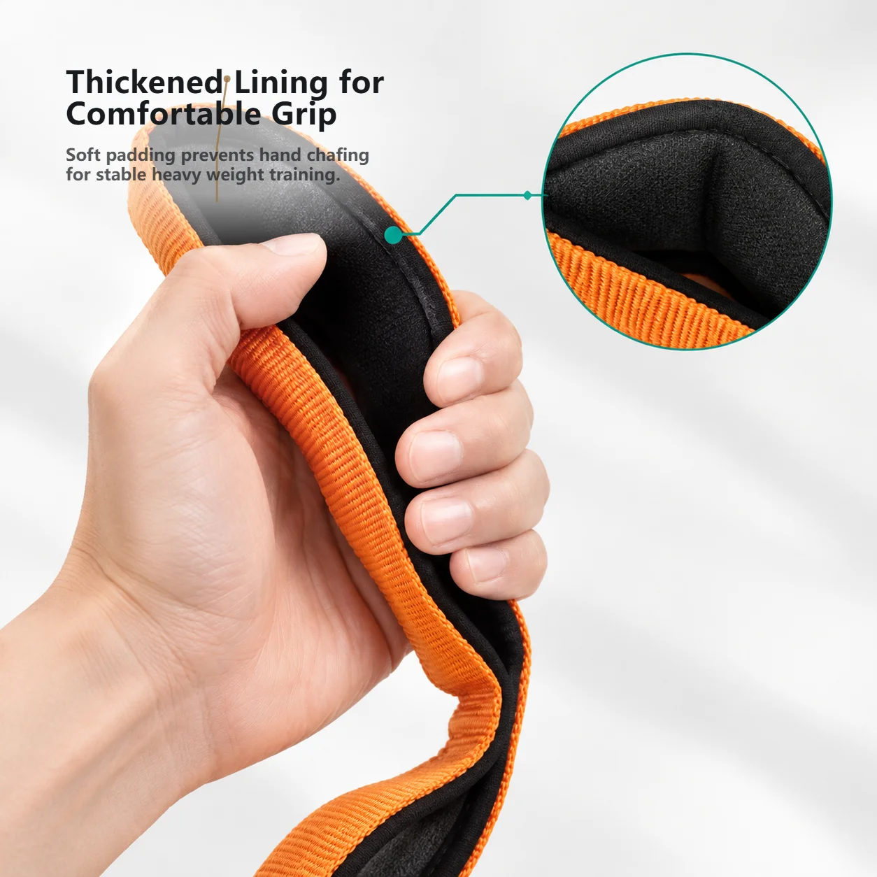 Heavy Duty Adjustable Tricep Rope with 6-Ring Handle for Home Gym Strength Training