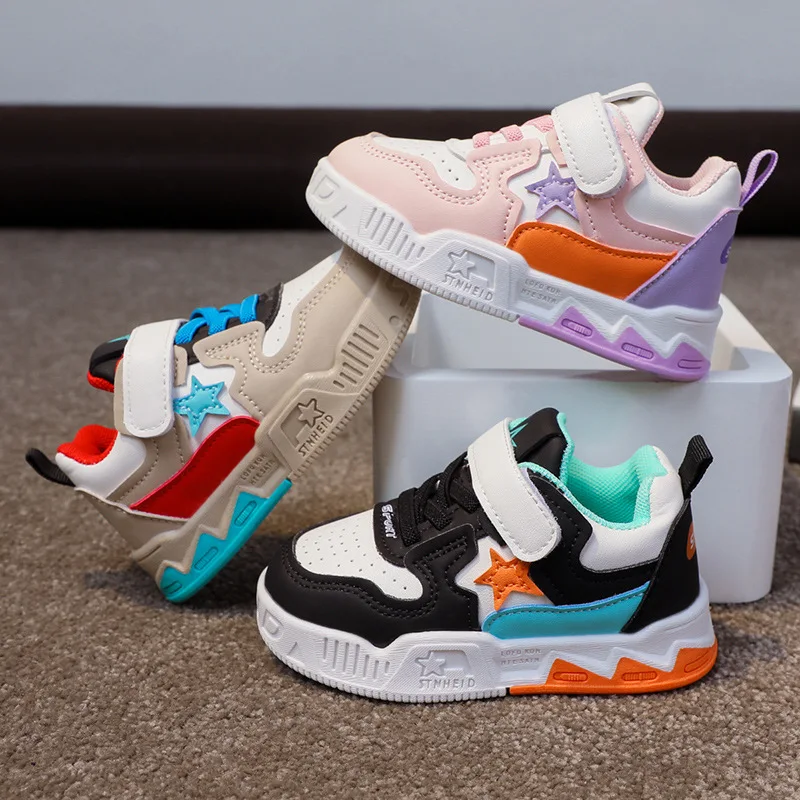 

Lovely Cartoon Four Seasons Children Shoes Fashion Sports Baby Boys Girls Shoes Toddlers Running Cute Kids Infant Tennis