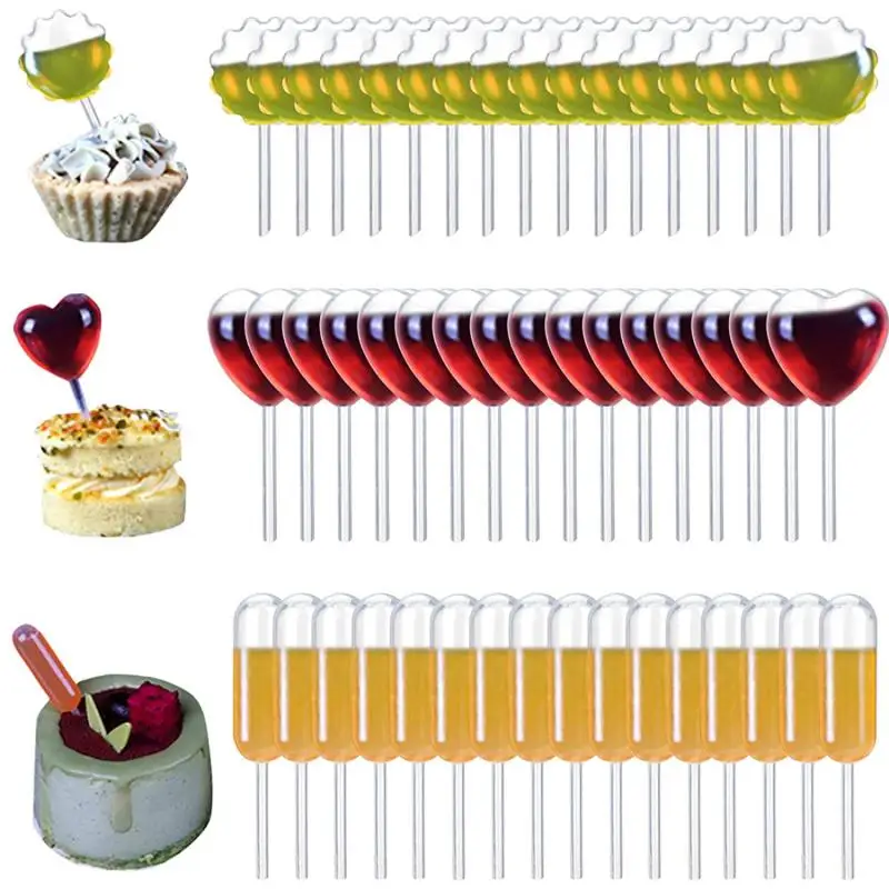 Mini Dropper 4ml Disposable Jam Dropper for Cupcakes Sauce Squeeze Transfer Pipettes Dessert Stuffed Cake Decor 200/50Pc disposable dropper