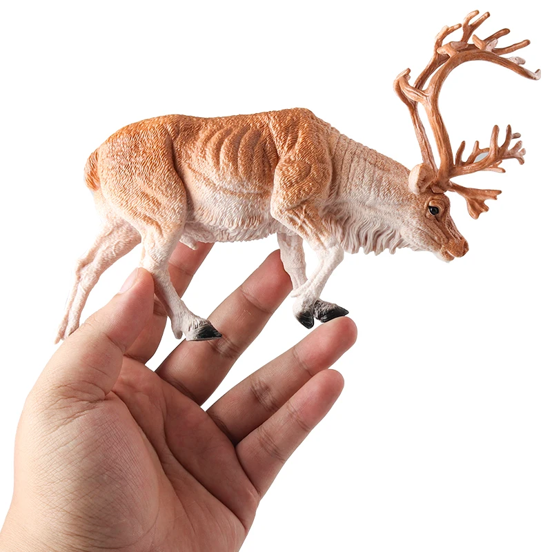 Oenux Arktische Südpol Tiere Eisbär Rentier Wolf Siegel Weißwal Actionfiguren Lernmodell Figur Kinderspielzeug Geschenk – Detail 4