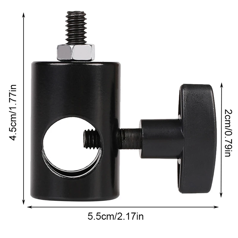 SLR Cameras Photography Light Holder LED Support Flash Tripod Mounting Stand Umbrella Bracket 1/4" Screw Adapter