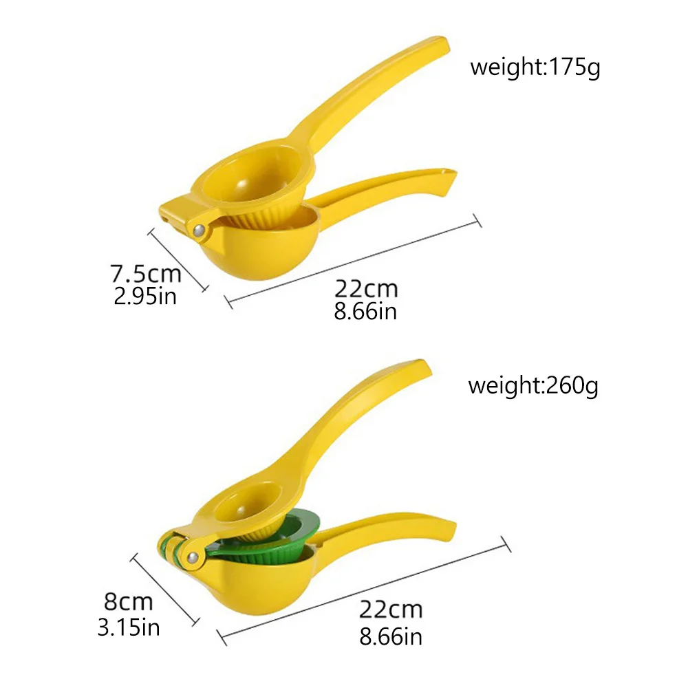 Lemon Squeezer 2 in 1 Fresh Orange Citrus Lime Fresh Fruit Juicer Press Metal Hand Press Extractor Portable Manual Juicer 1pc fruit juicer lemon squeezer juice squeezer