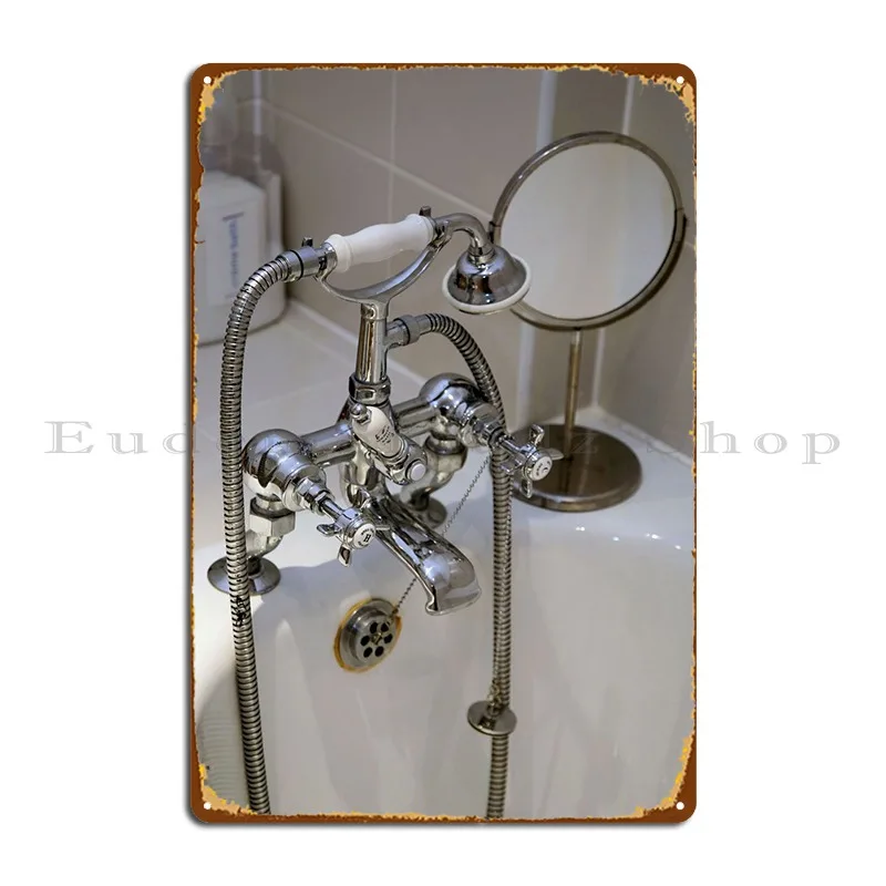 Classic Bath Tub Metal Sign Wall Murale Personalizzato Home Design Cinema Tin Sign Poster