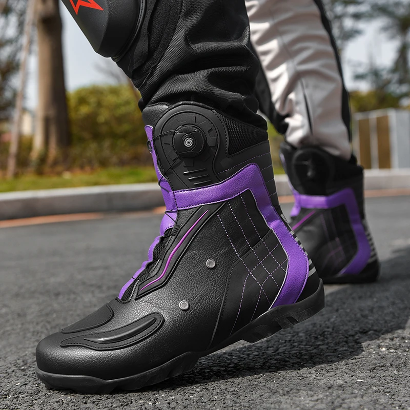 Leather Waterproof Motorcycle Boot Motorcycle Boots Sports Shoes Equipment Bicycle Boots Retro Riding Shoes Motor Van motorcycle shoes motorcycle rain boots motorcycle boots