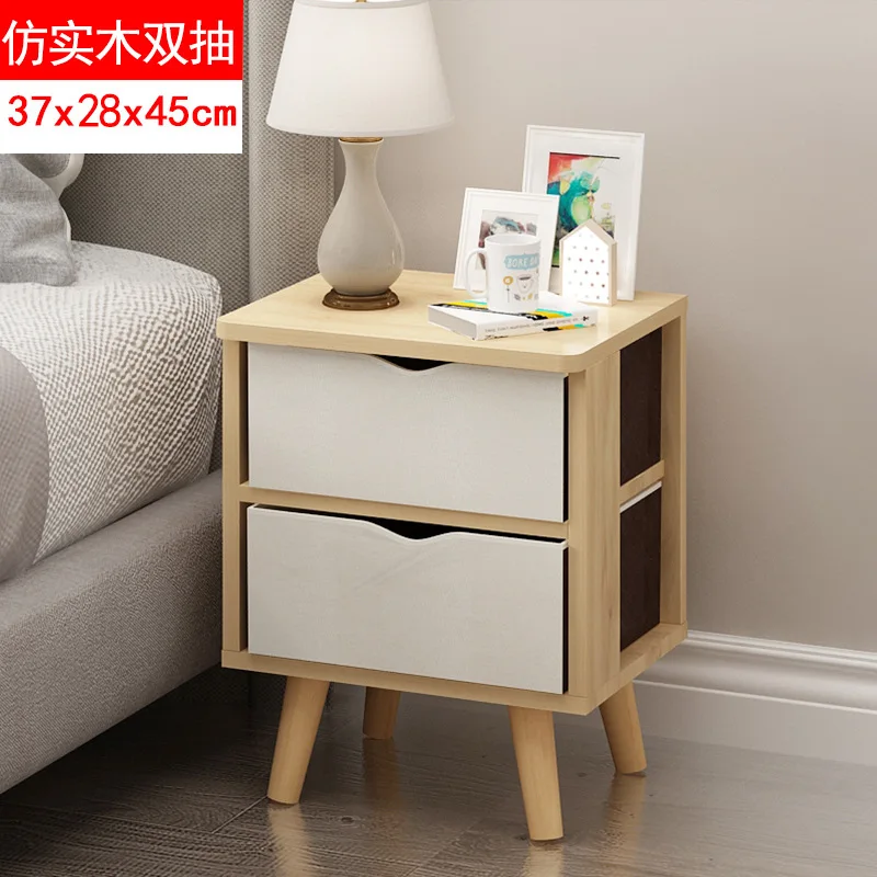 Mesita de noche súper estrecha, tamaño pequeño, miniarmario de  almacenamiento Simple y moderno, dormitorio, costura Simple - AliExpress