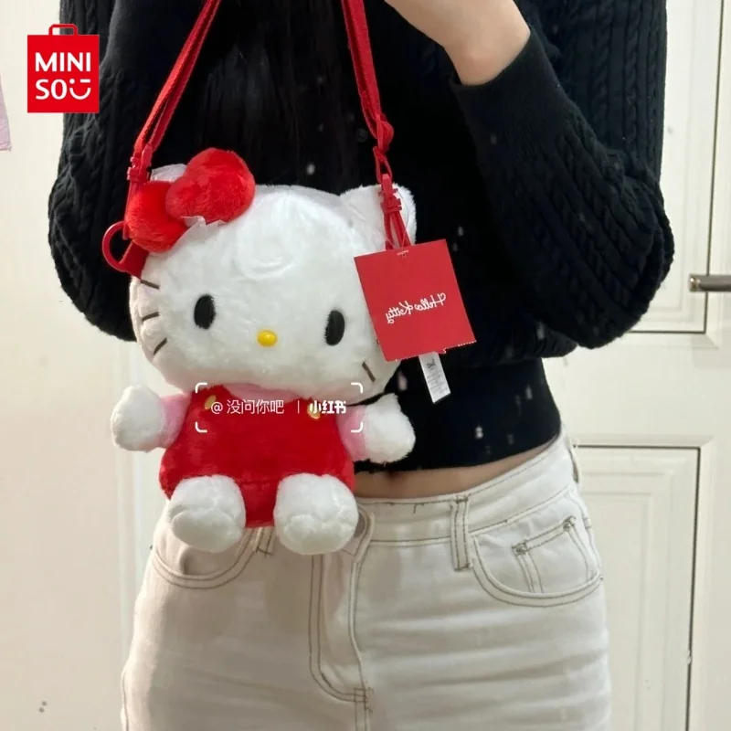 

Sanrio My Melody Kuromi Cinnamoroll Kawaii симпатичная аниме мультфильм периферийная Женская плюшевая модная сумка праздничный подарок