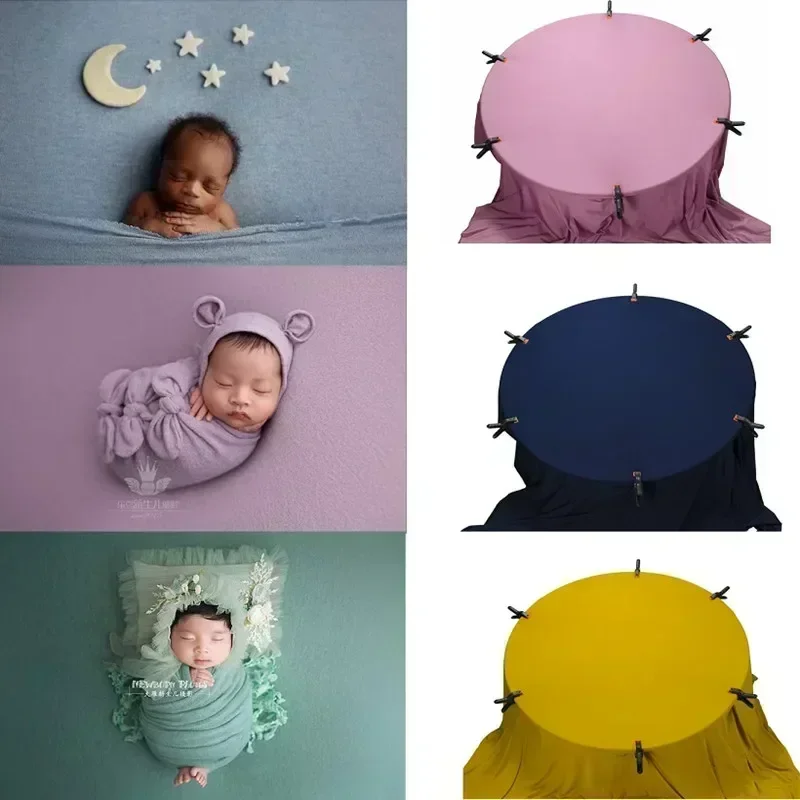 Baby Blanket Backdrop 40/150*170cm Newborn Photography Props Blanket Baby Blanket Backdrop Fabrics Shoot Studio Accessories