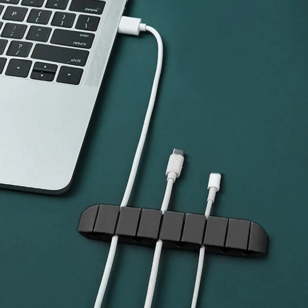 Силиконовый органайзер для кабелей устройство сматывания USB-кабеля гибкие