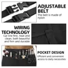 Professional Cosmetic Makeup Brush Holder 2 Arrays Apron Bag With Artist Belt Strap for Women Dresser organizer Jewelry box Bag 6