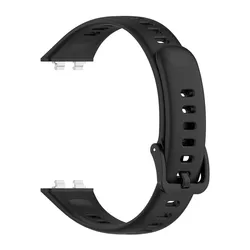 Silicone Watchband with TPU Protective Case - Durable & Versatile Replacement Wristband Accessory for Band11 Pro (Black Strap)