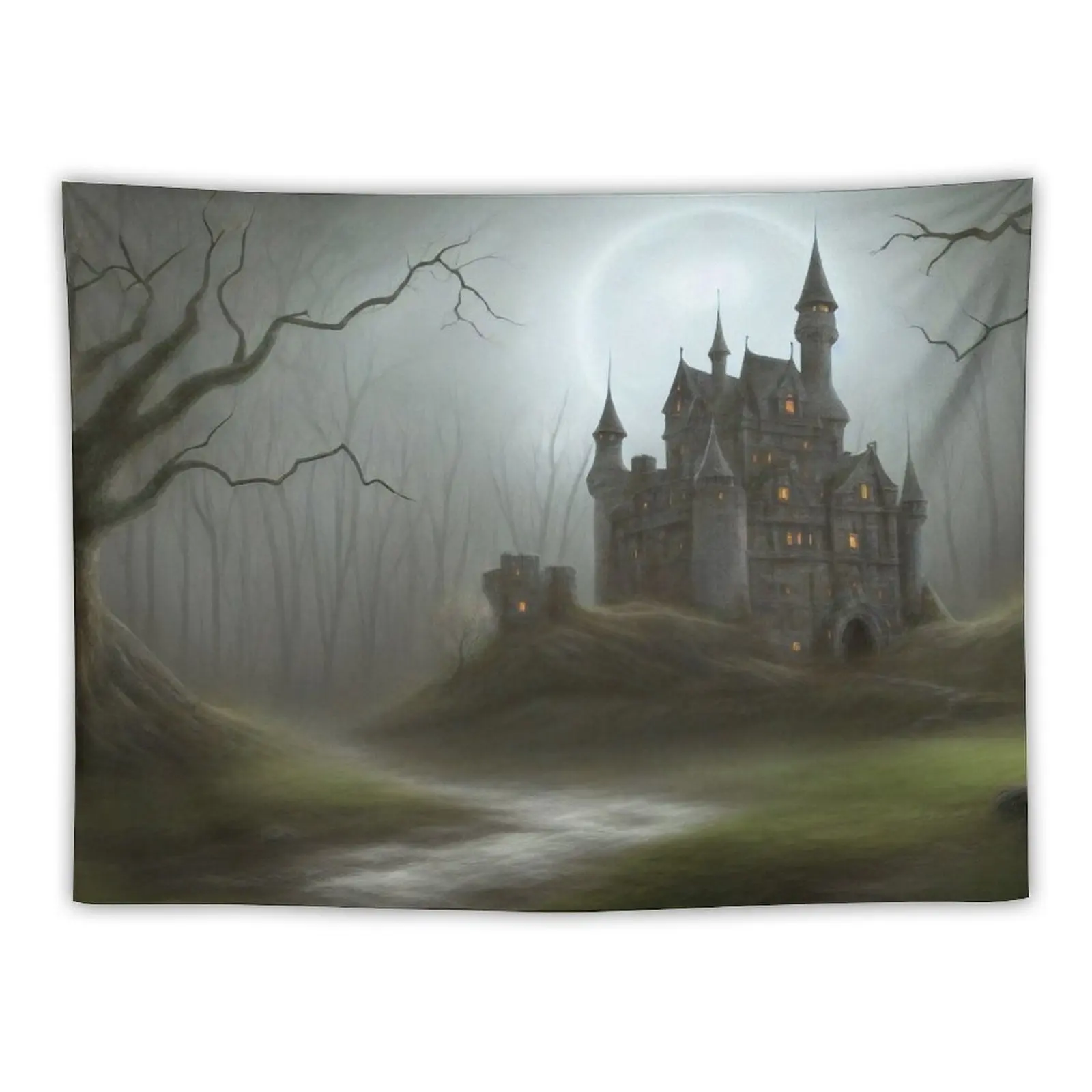 

Castle Ravenloft Tapestry Home Decorators Hanging Wall Tapestry