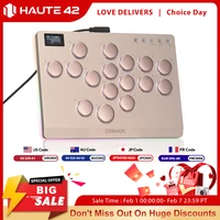Haute42 Aluminum Alloy Hitbox Leverless Arcade Stick Fighting Game Hitbox Controller For PC/Ps4 /Ps5 Joystick Arcade Controller