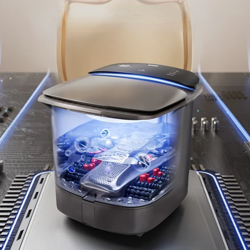Sterilizing Electric Footbath Automatic Massage Heated Constant Temperature Wellness Foot Massager Bucket Therapeutic Spa