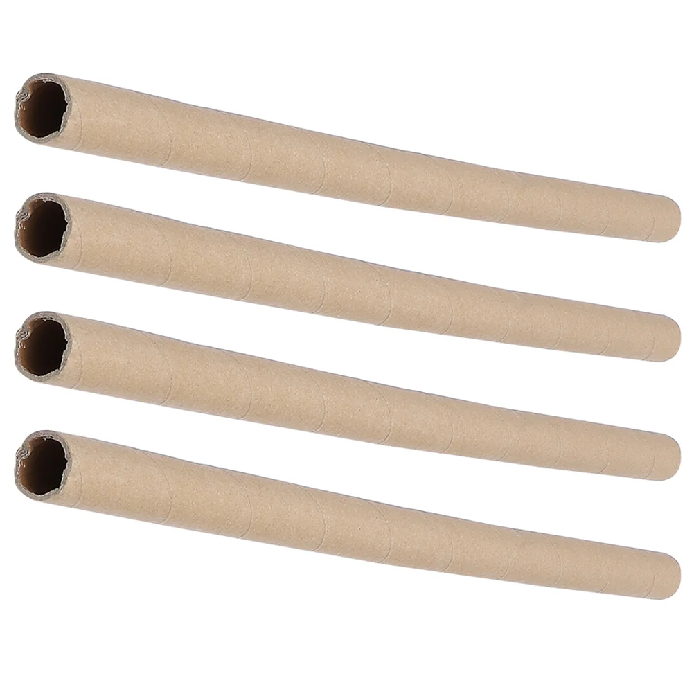 

4 Pcs Carton Packaging Poster Storage Tube for Crafts Packing Paper Blank Cylinder
