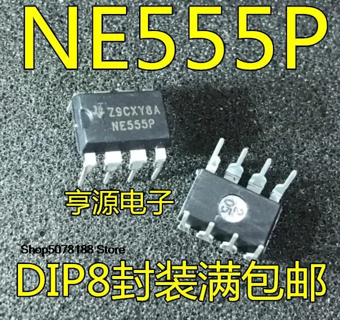 

10 шт. NE555 NE555P DIP-8 IC