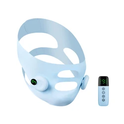 Facial Lifting and Slimming Strap with EMS Technology (Blue)