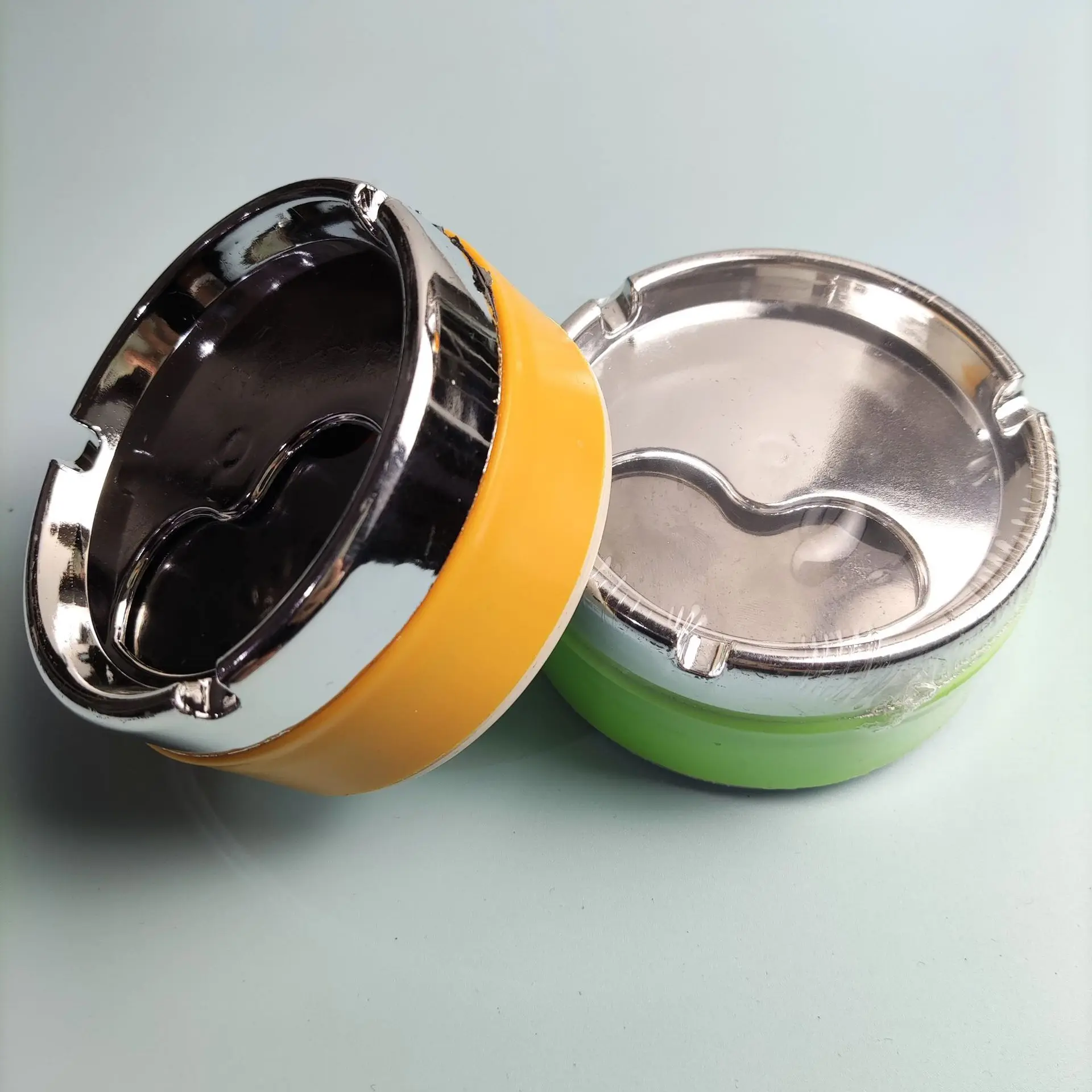 Car Ashtray With Lid Portable Removable Stainless Steel Smokeless - View #6