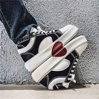 Spring board shoes men sports leisure Korean version of trend platform shoes young students men's shoes 1