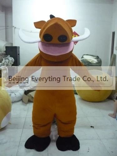 

New Adult Hot Sale Foam Brown Cow Fancy Cartoon Mascot Costume Plush Christmas Fancy Dress Halloween Mascot Costume