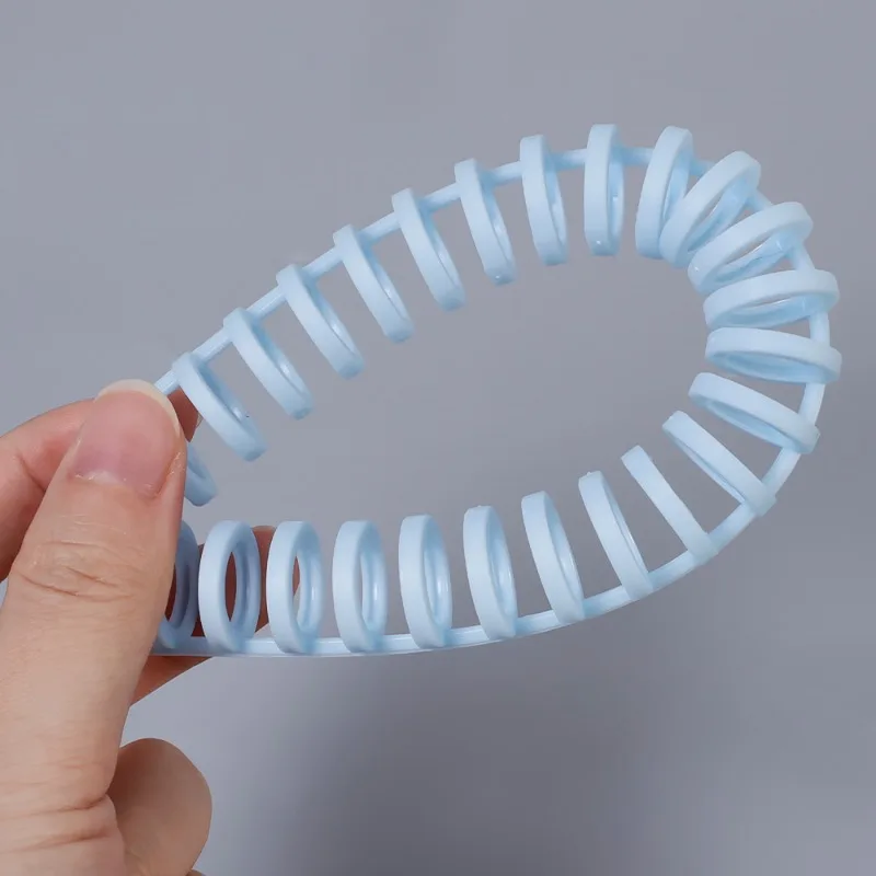 Plastic Binding Rings Loose Leaf Binding Coil Book Binding Supplies Loose Leaf Binder Clips 10/1pcs Loose-leaf Paper Book Circles Ring 30 Holes for Scrapbook Album Binder Spiral A4 A5 B5 Notebook Binding Clips