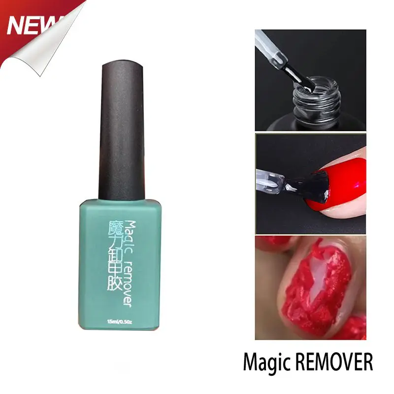 15Ml New Nail Burst Gel Nail Remover Acrilico Soak Off Polish Gel Uv Clean Sgrassante Per Fare Lo Smalto Gel Caduta Tslm1