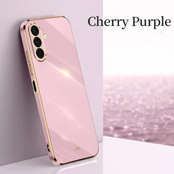High-Quality Soft TPU Anti-Fingerprint Camera Protection Case for Samsung A26 5G (Cherry Purple)