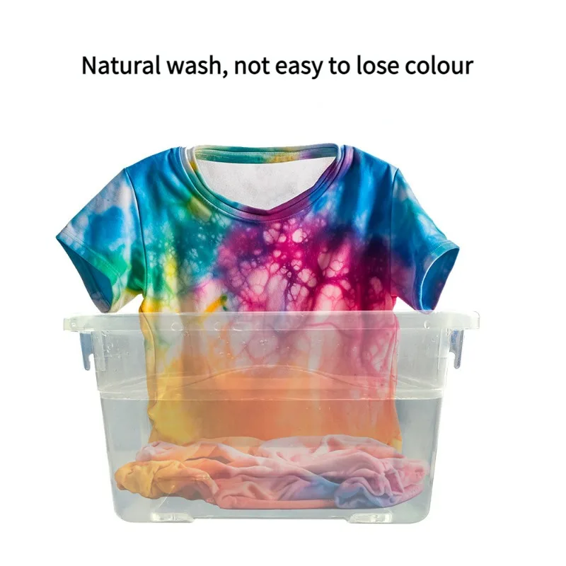 Tie Dye Pigments Kit for Cotton and Linen Garments Multi Colour Dyes